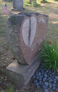 Gentle tending for a single headstone. / Before